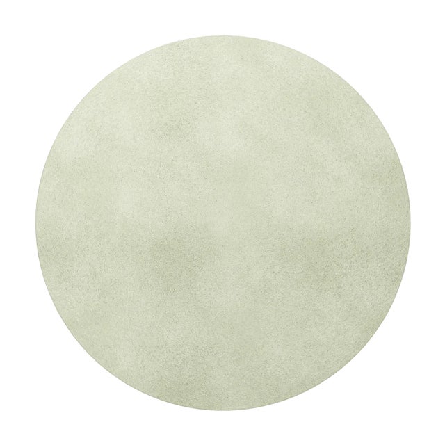 Tapis Round Fog Green #018 Rug by TAPIS Studio For Sale
