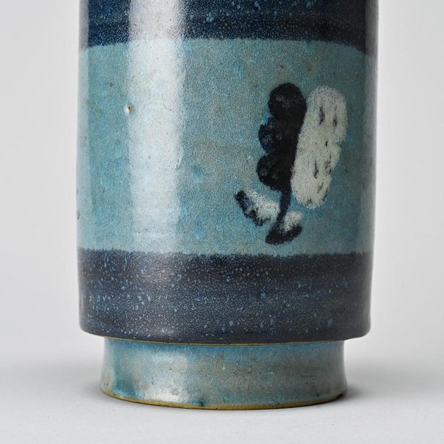 Small Glazed Ceramic Vessel by Menelika Pottery, 1950s For Sale - Image 12 of 13