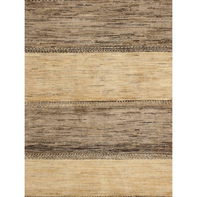 Persian Hand-Knotted Gabbeh Rug 4'11" X 7'8" For Sale - Image 4 of 6
