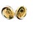 Vintage Maz 14k Gold Conch Shell Mabe Pearl Gemstone Clip Earrings, Pair For Sale In Miami - Image 6 of 13