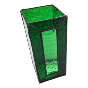 Stained Glass in Lead Frame Candle Stand