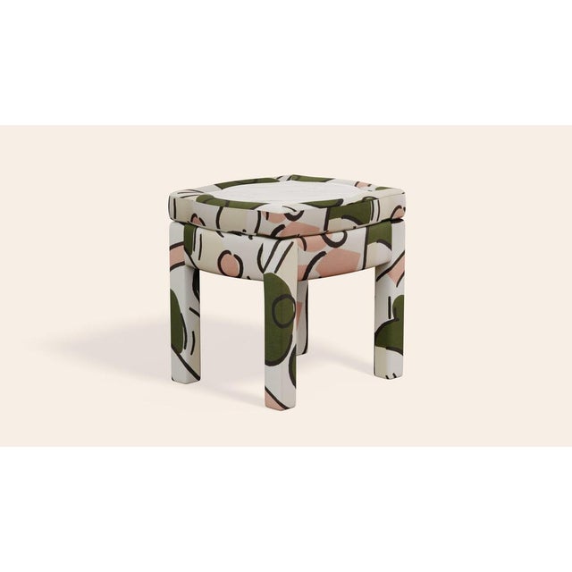 Contemporary Pesto Piero Ottoman by Ceraudo For Sale - Image 3 of 9