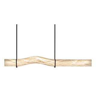 Signature Pendant Lamp by United Alabaster For Sale
