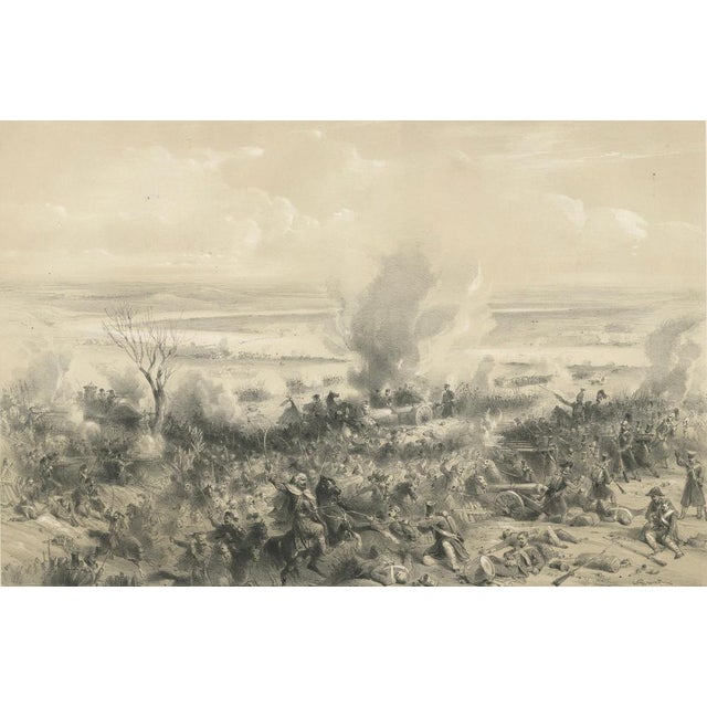 Gold Fierce Crimean War Battle at Kalafat, 1854, Paper For Sale - Image 8 of 10