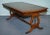 Large Vintage Hunter Green Leather Topped Coffee Table For Sale - Image 14 of 17