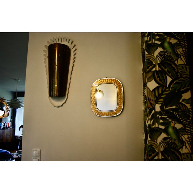 Stained Glass Mirror by Carlo Pagani, Italy, 1960s For Sale - Image 4 of 6