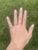 Metal Thin Plain Band Ring, Platinum, Ring Size 6.5, Stackable For Sale - Image 7 of 7