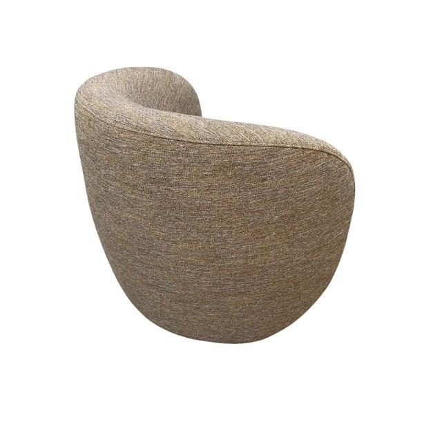 Wendelbo Ovata Scandinavian Modern Swivel Lounge Chair For Sale - Image 4 of 9
