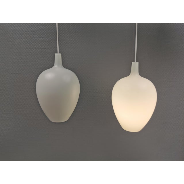 Two Pompei Pendant Lamps by Jo Hammerborg for Fog & Mørup, 1960s, Set of 2 For Sale - Image 9 of 14