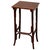 Traditional Antique Vienna Secession Bent Oak Pedestal Short Side Nesting Table Attributed to Thonet For Sale - Image 3 of 6