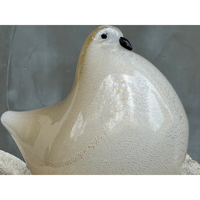 Murano Glass Dove with Gold Aventurine from Barovier & Toso, Italy, 1970s For Sale - Image 6 of 18