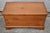 Wood Vintage Doveatiled Pine Trunk Farmhouse Stye Blanket Chest Storage For Sale - Image 7 of 15