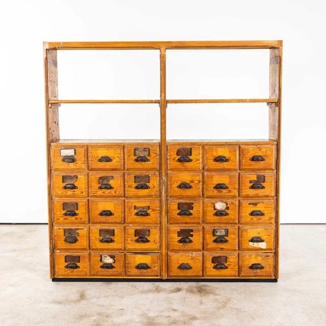 Vintage Faux Wood Workshop Shelving, 1940s For Sale - Image 9 of 9