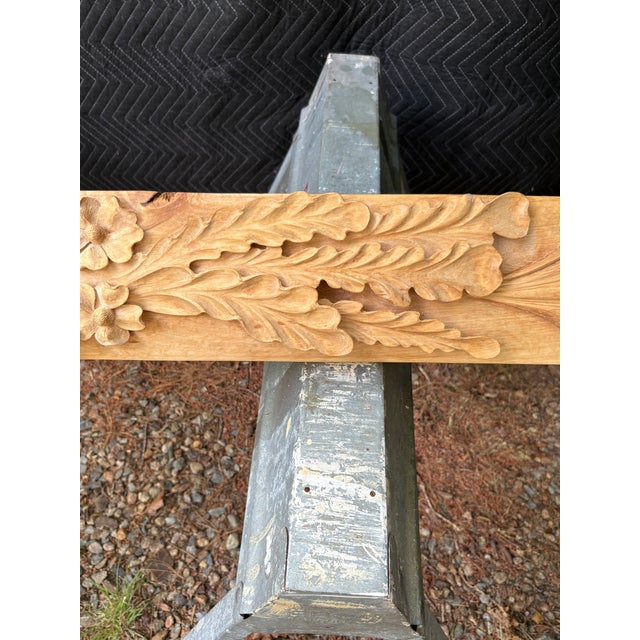 Hand Carved Mantle For Sale - Image 13 of 17