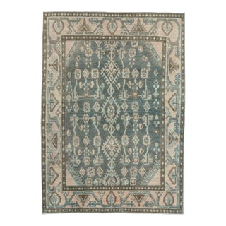 Galerie Shabab Collection Mid-20th Century Persian Malayer Throw Rug For Sale