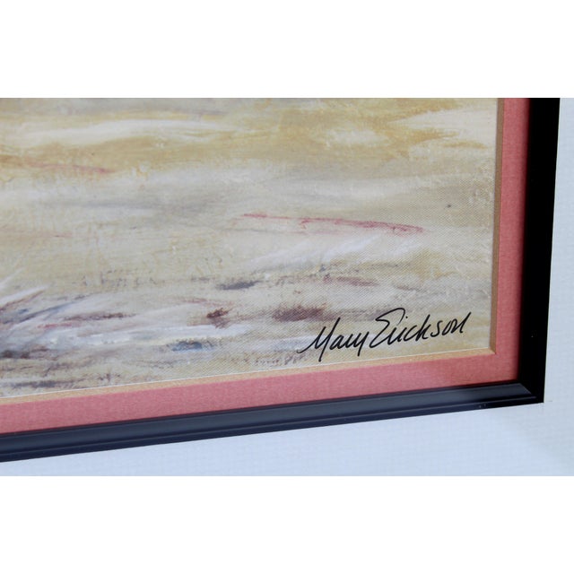 1990s Mary Erickson Signed Crane Print Set – Sandhill Crane I, Sandhill Crane II & Whooping Crane – Framed Coastal Wildlife Art (Set of 3) For Sale - Image 13 of 17