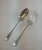 James Dixon & Sons 1980s Silver Serving Spoon & Fork, Feather Edge - a Pair For Sale - Image 4 of 13