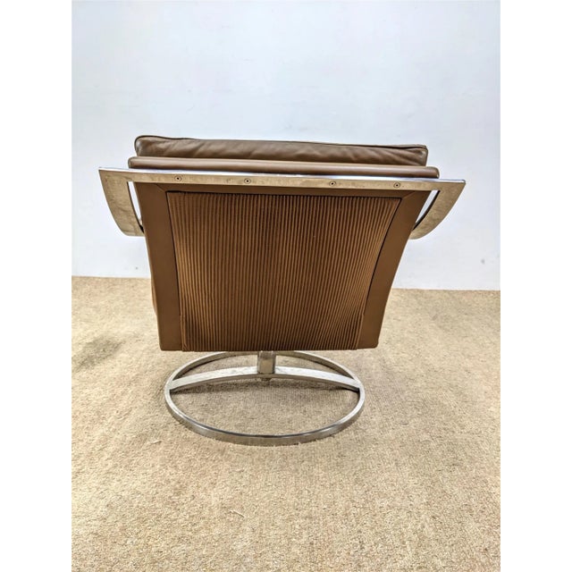 Metal Late 20th Century Gardner Leaver Steelcase Lounge Chair For Sale - Image 7 of 7