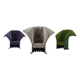 Felt Chairs by Gaetano Pesce for Cassina, Set of 3 For Sale