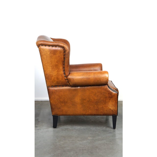 Club Chair in Sheepskin Leather For Sale - Image 4 of 12