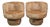 Plush Pop Armchairs, Set of 2 For Sale