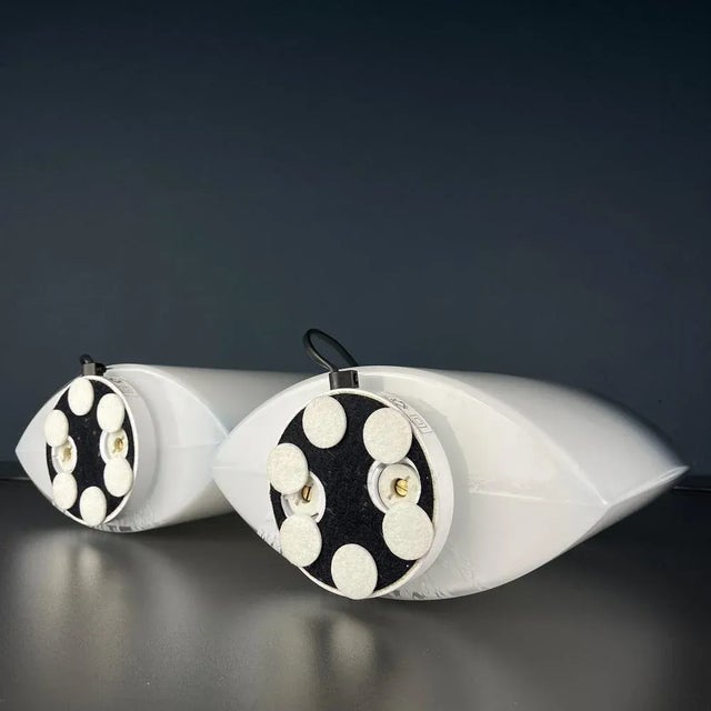 Idra Table Lamps in Murano Glass by Rosanna Toso for Leucos, Italy, 1980s, Set of 2 For Sale - Image 10 of 13