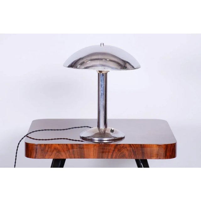 Metal Art Deco Table Lamp by Napako, 1930s For Sale - Image 7 of 9