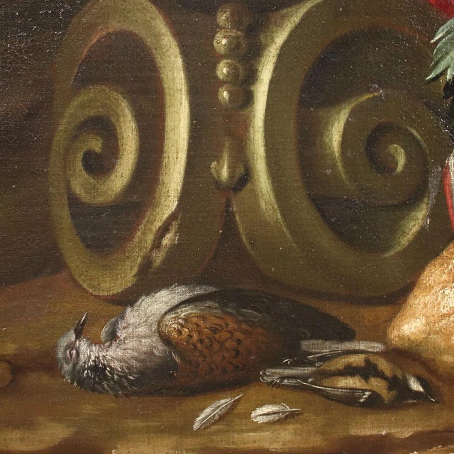Still Life Painting, 17th-century, Italy, Oil on Canvas, Framed For Sale - Image 6 of 13