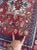 Vintage Persian Tribal Karaja 2 Toned Reds Rug - 3.6 x 4.6 For Sale - Image 10 of 12