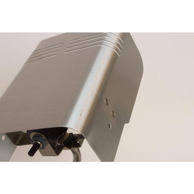 Vintage Italian Aluminum Table Lamp With Swiveling Shade by Targetti Sankey For Sale - Image 14 of 18