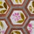 French Hexagonal Floral Ceramic Tile Coffee Table by Roger Capron No. 02, 1950s For Sale - Image 9 of 11