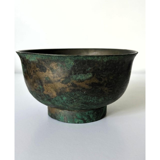 Collection of Three Korean Antique Bronze Bowls For Sale - Image 10 of 12