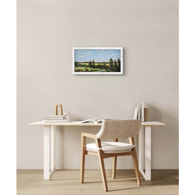 2020s Modern Contemporary Impressionist Landscape Oil Painting For Sale - Image 5 of 8