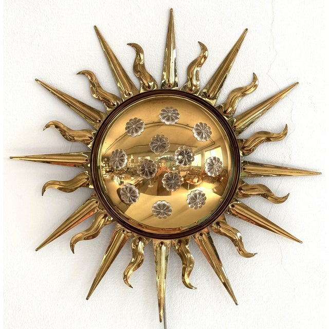 Mid-Century Modern Flush Mount in Brass from Vereinigte Werkstätten, 1970s For Sale - Image 4 of 14