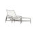 Brown Jordan Kantan Aluminum Vinyl Chaise Lounge, Mica frame with White Lite fabric For Sale - Image 12 of 12