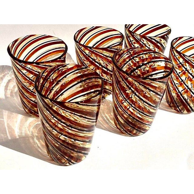 Italian Murano Tequila Glasses by Maestro Ballarin for Ribes Studio, 2004, Set of 6 For Sale - Image 12 of 18