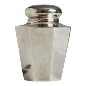 Rare Victorian Tiffany & Co. Sterling Silver Tea Caddy, Engraved