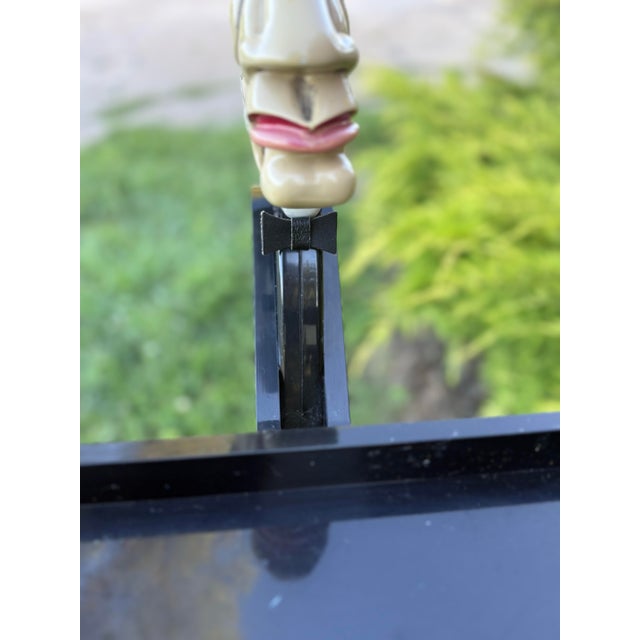 Wood Vintage Bombay Company ‘James the Butler’ Figurative Serving Stand 90’s For Sale - Image 7 of 8