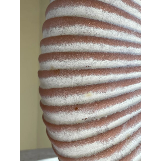 Pair of 1970s Mid Century Nautilus Shell Pottery Lamps Made in France in the Style of Jean Charles Moreux For Sale - Image 11 of 12