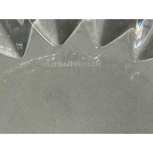 Early 21st Century Large & Impressive Reed & Barton Lead Crystal 13" Center Serving Bowl For Sale - Image 5 of 6