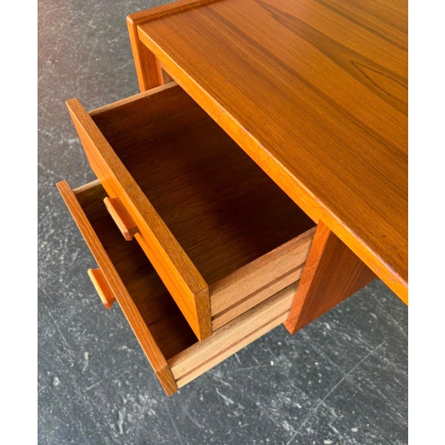 Brown Danish Teak Drafting Desk For Sale - Image 8 of 15