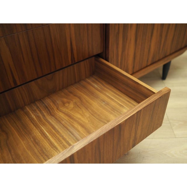 Vintage Scandinavian Walnut Dresser For Sale - Image 14 of 18