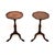 A smart and extremely well made pair of antique burr walnut wine tables. They were made in England, they date from around...