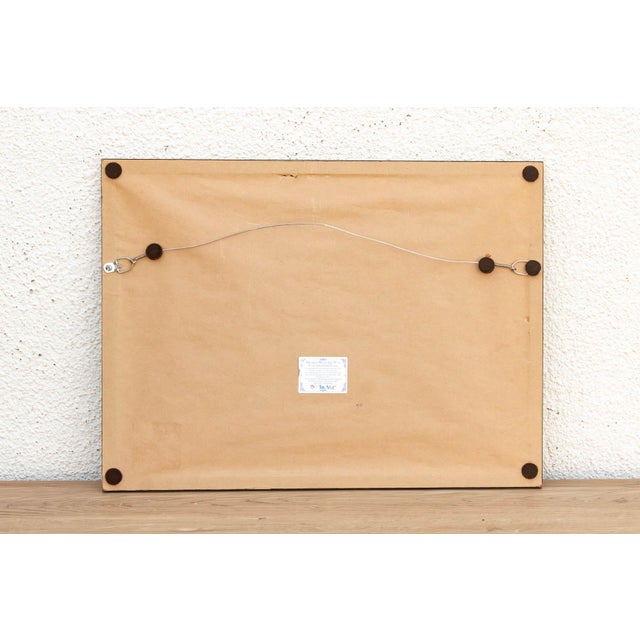 Framed Vintage Sequin Embroidery Wall Art For Sale In Los Angeles - Image 6 of 7