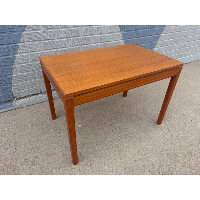 Wood 1960 Heggen Norwegian Teak Side Table For Sale - Image 7 of 11