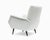 Off-white Vintage Mid Century "Model 803" Armchair by Gio Ponti For Sale - Image 8 of 8