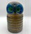 Charming and distinctive mid-century Italian ceramic owl designed by Aldo Londi for Bitossi, circa 1960s, and associated...