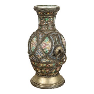 Antique Moroccan Ceramic Vase - 2 For Sale