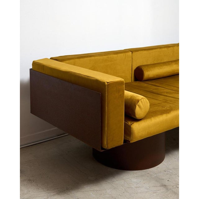 Corten Steel Seating Group, 1980s, Set of 2 For Sale - Image 13 of 15