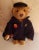Steiff Collectible Teddy Bear- Fischer. Fischer Bear Dressed in Navy, carrying a pipe and wearing a cap. White ear tag...